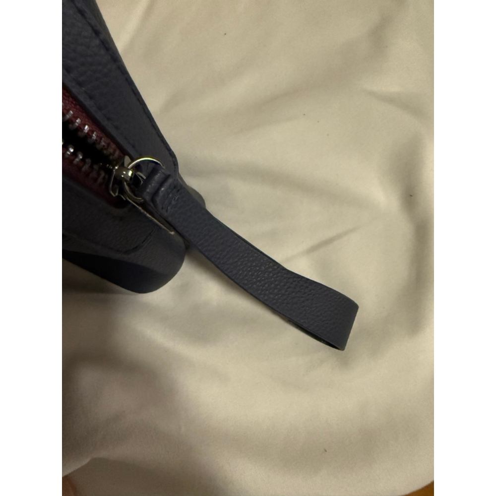 NWOT Missoni Pouch/Wristlet Interior Multicolored Chevron Pattern,Navy Blue - Picture 4 of 6